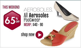 Aerosoles 65% - All Styles This Weekend! 